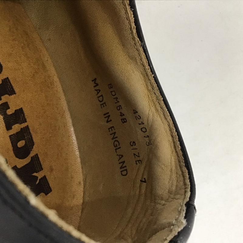 ドクターマーチン Dr.Martens 革靴 革靴 421013 3ホール 無地 黒 / ブラック /  メンズ USED 古着 中古 10132452