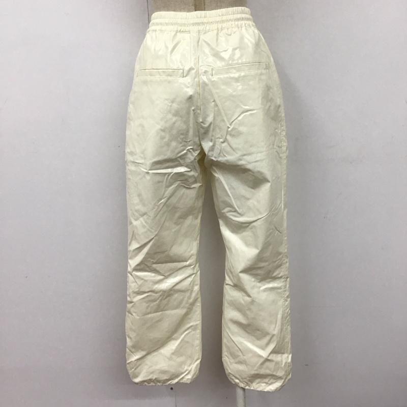 マウジー MOUSSY ボトムス ボトムス 010EAK30-7220 LAMINATE DRAWSTRING PT ドローストリングパンツ 1 無地 アイボリー / アイボリー /  レディース USED 古着 中古 10107947