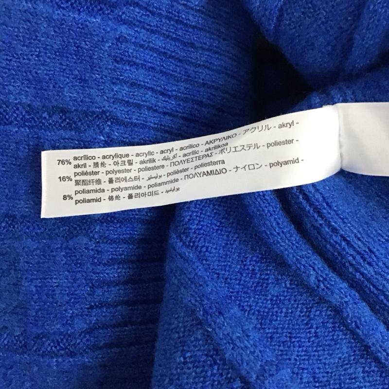ザラ ZARA カーディガン 長袖 S 無地 青 / ブルー /  レディース USED 古着 中古 10130871