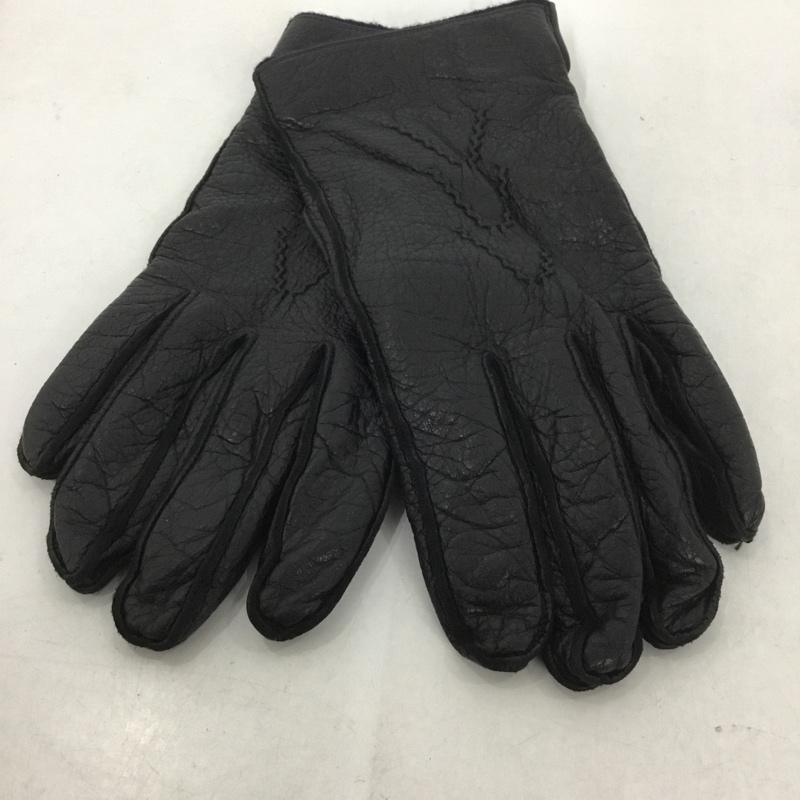 ヴィヴィアンウエストウッド Vivienne Westwood ファッション小物 手袋 レザー ワンポイント 黒 / ブラック /  メンズ USED 古着 中古 10143977