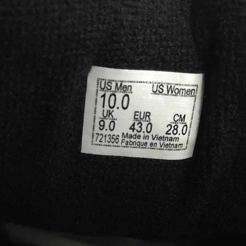 バンズ VANS スニーカー スニーカー 721356 SPEED LS 28cm 箱有 28.0cm ロゴ、文字 黒 / ブラック /  メンズ USED 古着 中古 10140597