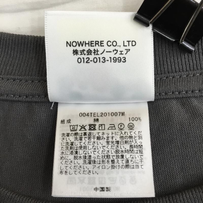 アベイシングエイプ A BATHING APE Tシャツ 半袖 XXL ロゴ、文字 チャコールグレー / チャコールグレー /  メンズ USED 古着 中古 10139623