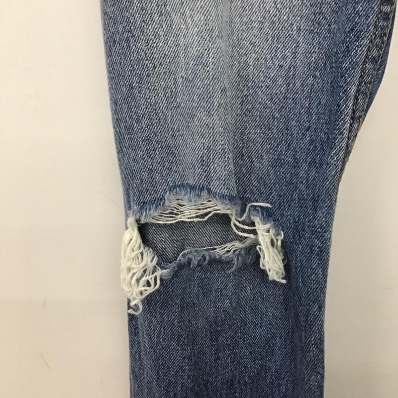 ジュエティ jouetie パンツ デニム、ジーンズ 082242400201-01 ベーシックダメージボーイズデニム S ダメージ加工 青 / ブルー /  レディース USED 古着 中古 10138873