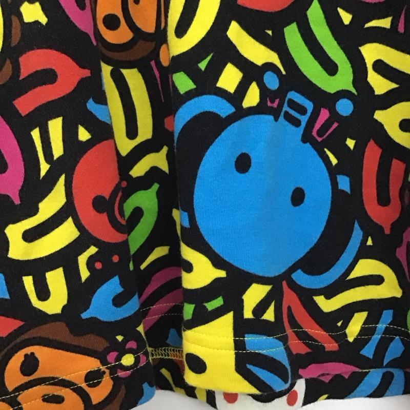 アベイシングエイプ A BATHING APE ポロシャツ 半袖 BAPE KIDS 120cm 総柄 マルチカラー / マルチカラー /  ボーイズ USED 古着 中古 10134556