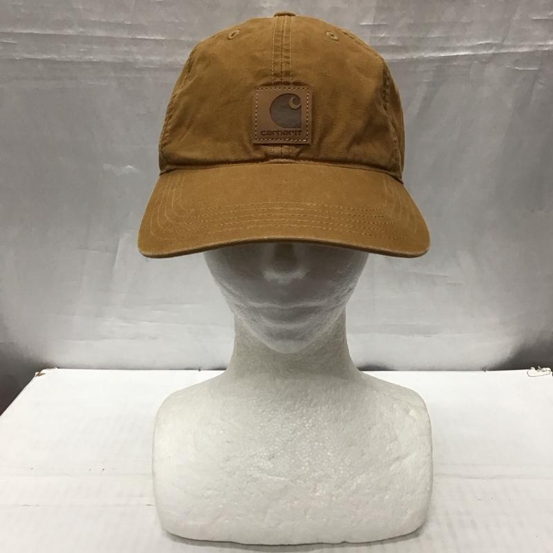 カーハート Carhartt 帽子 キャップ 100289 211 ODESSA Cap ロゴ、文字 茶 / ブラウン /  メンズ USED 古着 中古 10115680