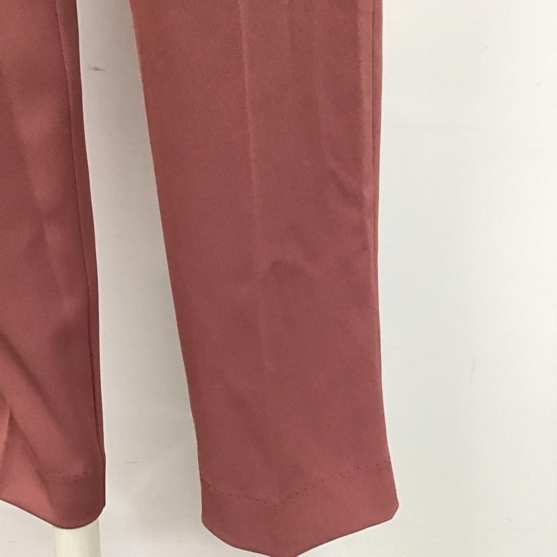 グローブ grove パンツ スラックス スラックスパンツ センタータックパンツ ワイドパンツ S 無地 桃 / ピンク /  レディース USED 古着 中古 10115960