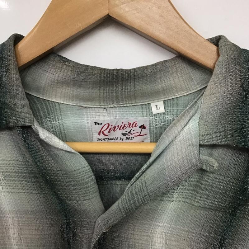 リビエラ Rivieras シャツ、ブラウス 長袖 長袖シャツ チェックシャツ カラーシャツ 古着 L チェック マルチカラー / マルチカラー /  メンズ USED 古着 中古 10146033