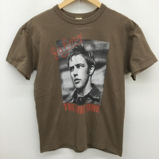 マックヒル McHILL Tシャツ 半袖 TOYS McCOY Tシャツ THE WILD ONE MARLON BRANDO AS JOHNNY TMC2115 M プリント 茶 / ブラウン /  メンズ USED 古着 中古 10129795