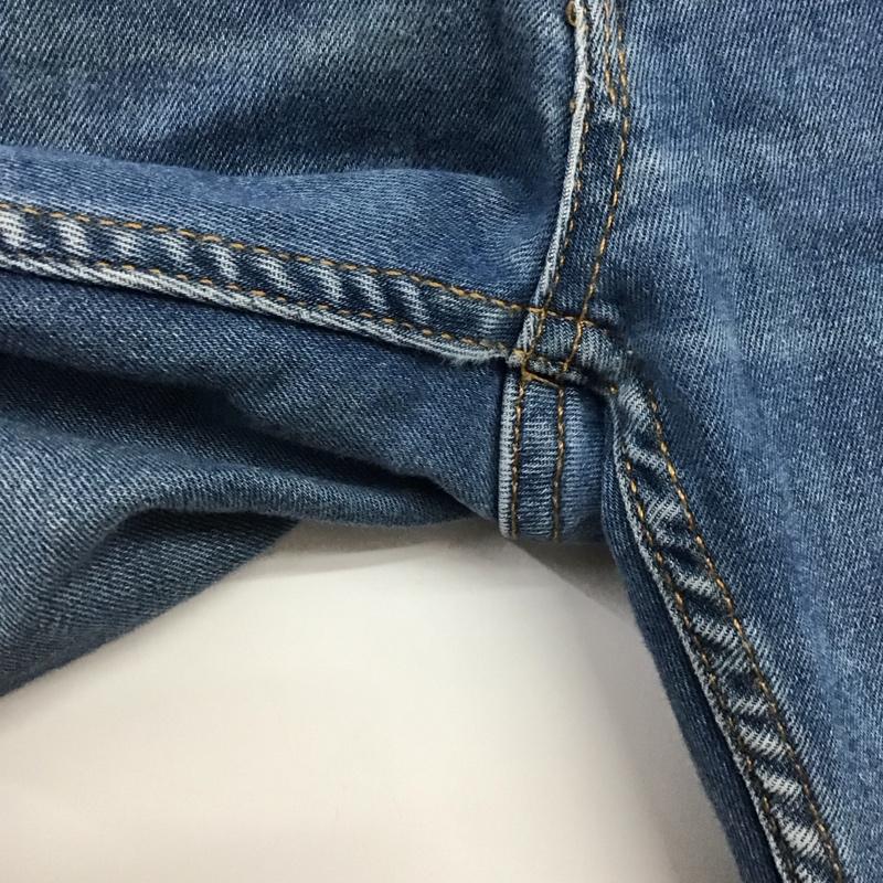 ザラメン ZARA MAN パンツ デニム、ジーンズ デニムパンツ スリムパンツ カジュアルパンツ ストレッチパンツ 42 無地 インディゴ / インディゴ /  メンズ USED 古着 中古 10140718