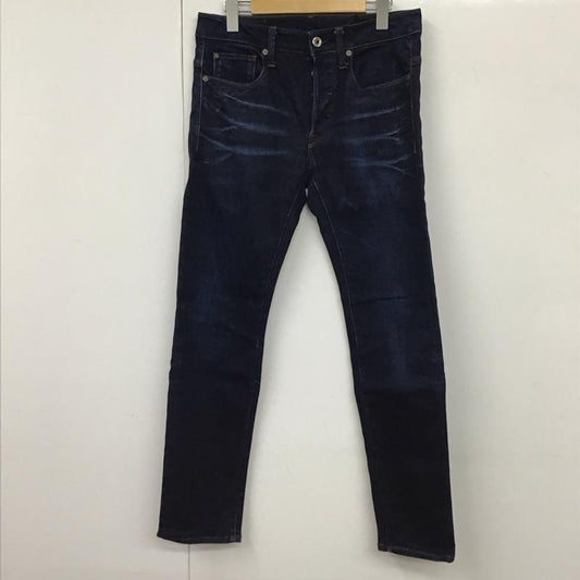 ジースターロゥ G-STAR RAW パンツ デニム、ジーンズ デニムパンツ スリムパンツ カジュアルパンツ ストレッチパンツ 28インチ 無地 インディゴ / インディゴ /  メンズ USED 古着 中古 10130822