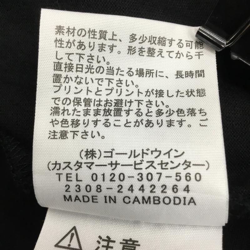 ザノースフェイス THE NORTH FACE Tシャツ 半袖 NT32434 XL ロゴ、文字 黒 / ブラック /  メンズ USED 古着 中古 10151129
