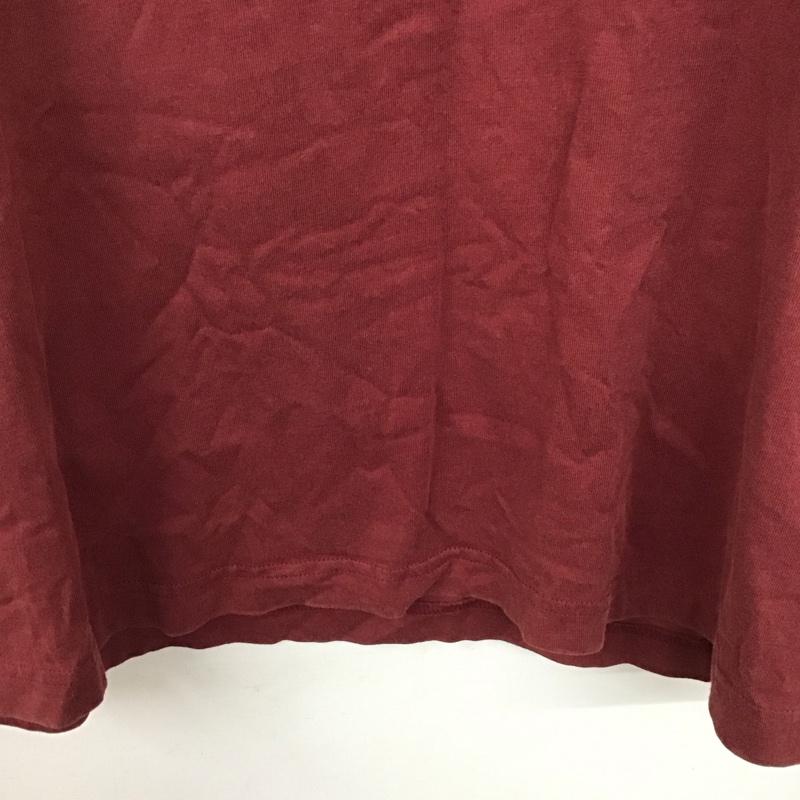 ディーゼル DIESEL Tシャツ 半袖 半袖カットソー プリントTシャツ クルーネックカットソー L プリント えんじ / ワインレッド /  メンズ USED 古着 中古 10134923