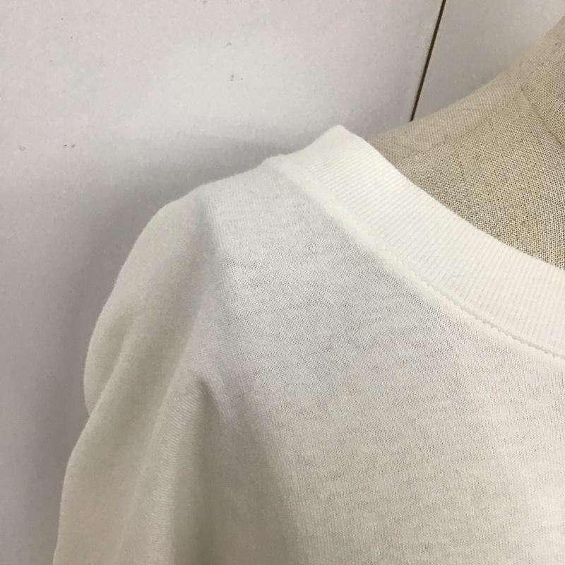 ニコアンド niko and... Tシャツ 長袖 アニマルモチーフプリントロンＴ M プリント 白 / ホワイト /  メンズ USED 古着 中古 10122210