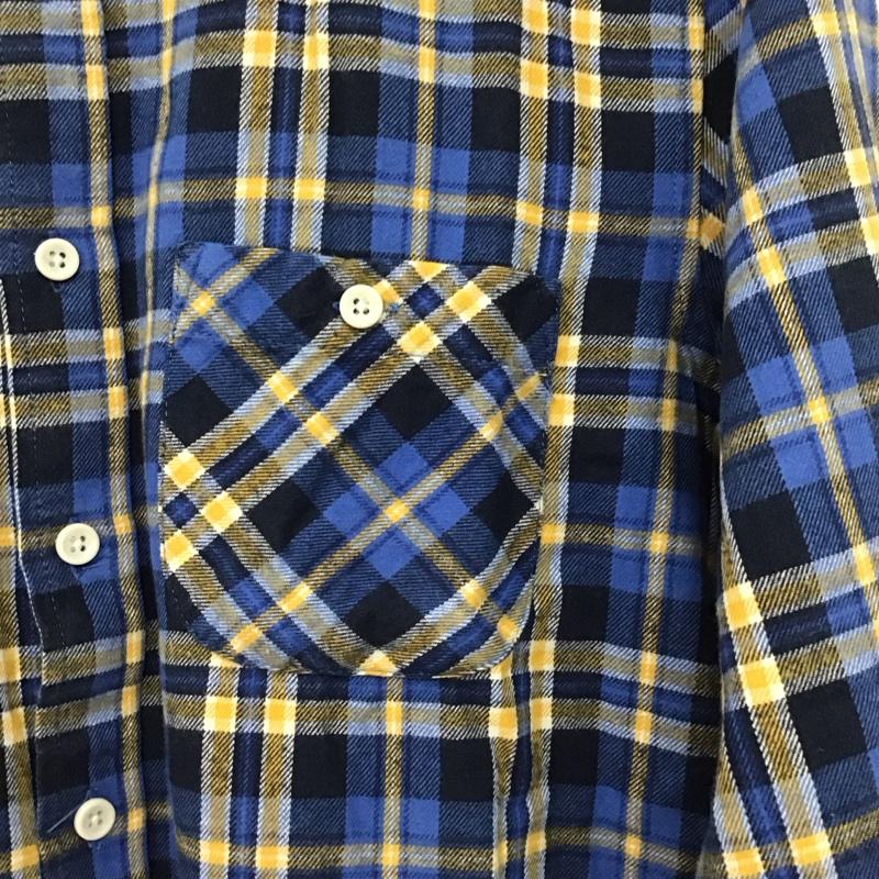 ナノユニバース nano・universe シャツ、ブラウス 長袖 NUC24SH398TK 両胸ポケット M チェック マルチカラー / マルチカラー /  メンズ USED 古着 中古 10133579