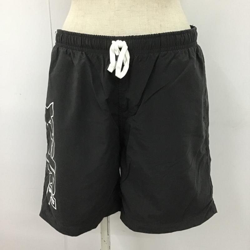 エックスガール X-girl パンツ ショートパンツ ショートパンツ ハーフパンツ カジュアルパンツ M ロゴ、文字 黒 / ブラック /  レディース USED 古着 中古 10105723