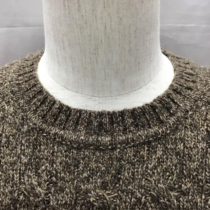 エルエルビーン L.L.Bean ニット、セーター 長袖 長袖ニットカットソー ニット セーター クルーネックニット S  茶 / ブラウン /  メンズ USED 古着 中古 10111464