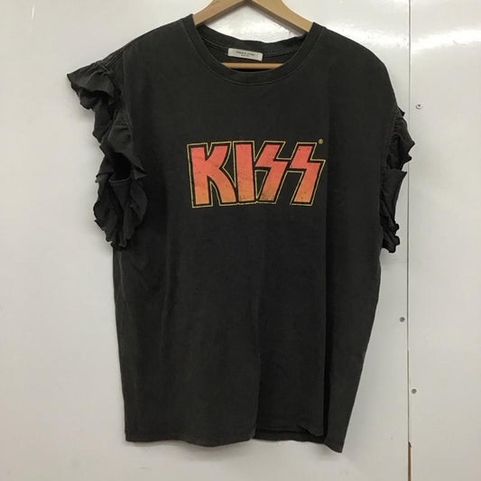 フリークスストア FREAK S STORE Tシャツ 半袖 FREE プリント チャコールグレー / チャコールグレー /  レディース USED 古着 中古 10144283