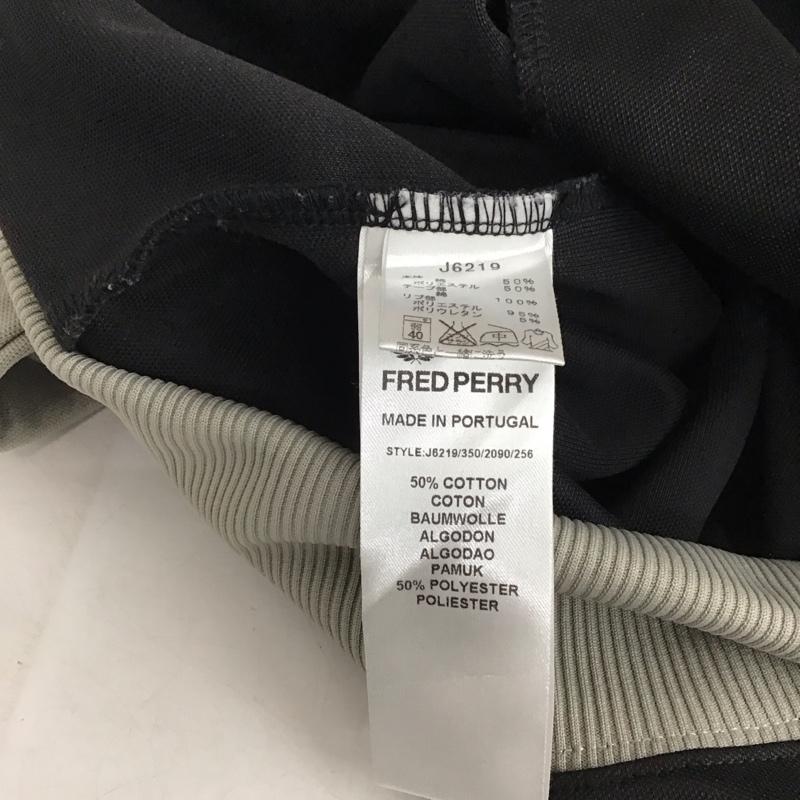 フレッドペリー FRED PERRY ジャケット、上着 ジャンパー、ブルゾン ジップアップジャケット ジャージ アウター M ロゴ、文字 黒 / ブラック / X 灰 / グレー / X 青 / ブルー /  メンズ USED 古着 中古 10149950