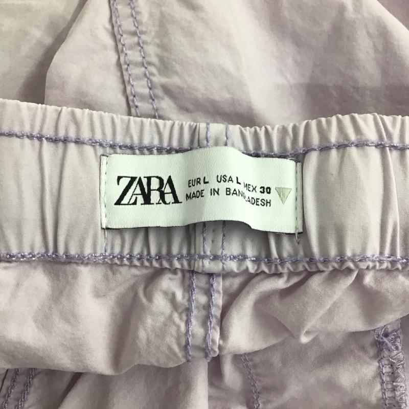 ザラ ZARA パンツ ワークパンツ、ペインターパンツ L 無地 紫 / パープル /  レディース USED 古着 中古 10151234