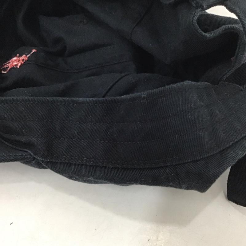 ラルフローレン RALPHLAUREN 帽子 キャップ ワンポイント 黒 / ブラック /  レディース USED 古着 中古 10139357
