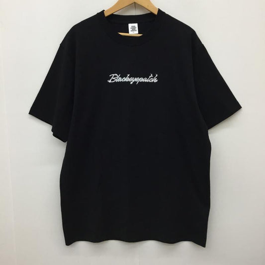ブラックアイパッチ Black eye patch Tシャツ 半袖 XL ロゴ、文字 黒 / ブラック /  メンズ USED 古着 中古 10145796
