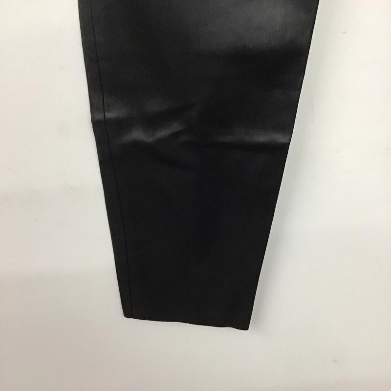 ザラ ZARA パンツ ワークパンツ、ペインターパンツ フェイクレザーパンツ スリムパンツ ストレッチパンツ L 無地 黒 / ブラック /  レディース USED 古着 中古 10142714