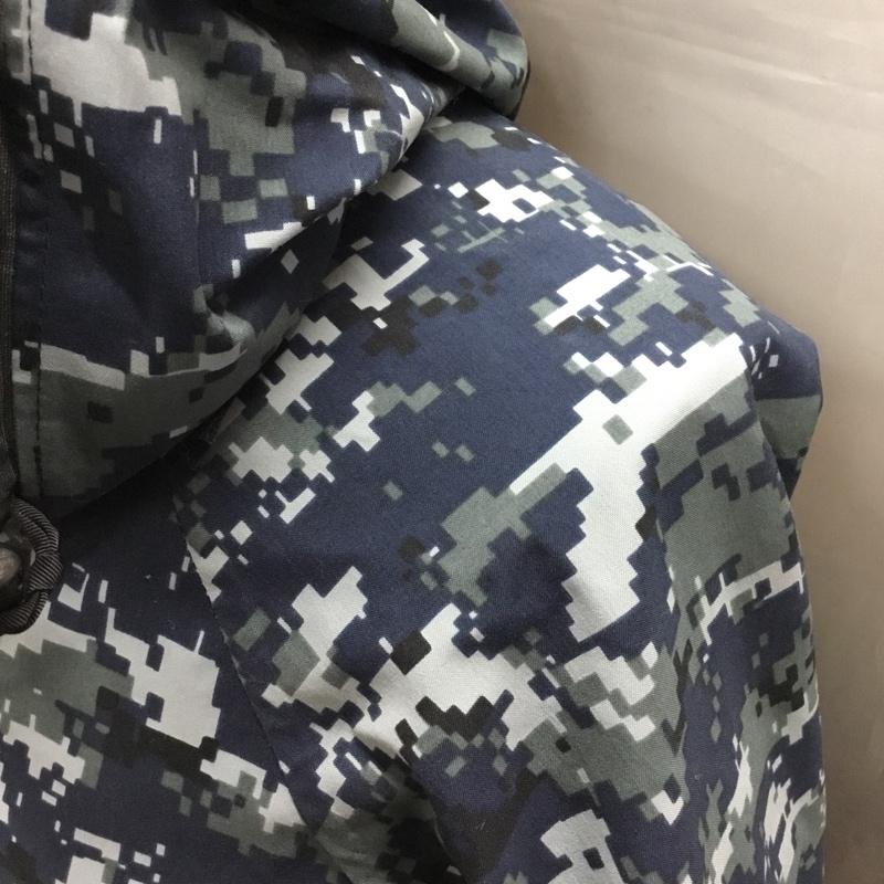 古着 USED ジャケット、上着 ジャケット、ブレザー 8415-01-539-9916 USネイビー ミリタリー GORE TEX L カモフラージュ柄・迷彩 紺 / ネイビー / X 灰 / グレー / X ダークグレー / ダークグレー /  メンズ USED 古着 中古 10109683