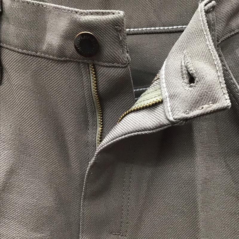 ラングラー Wrangler パンツ スラックス スラックス センタータックパンツ ストレートパンツ 34インチ 無地 茶 / ブラウン /  メンズ USED 古着 中古 10120523