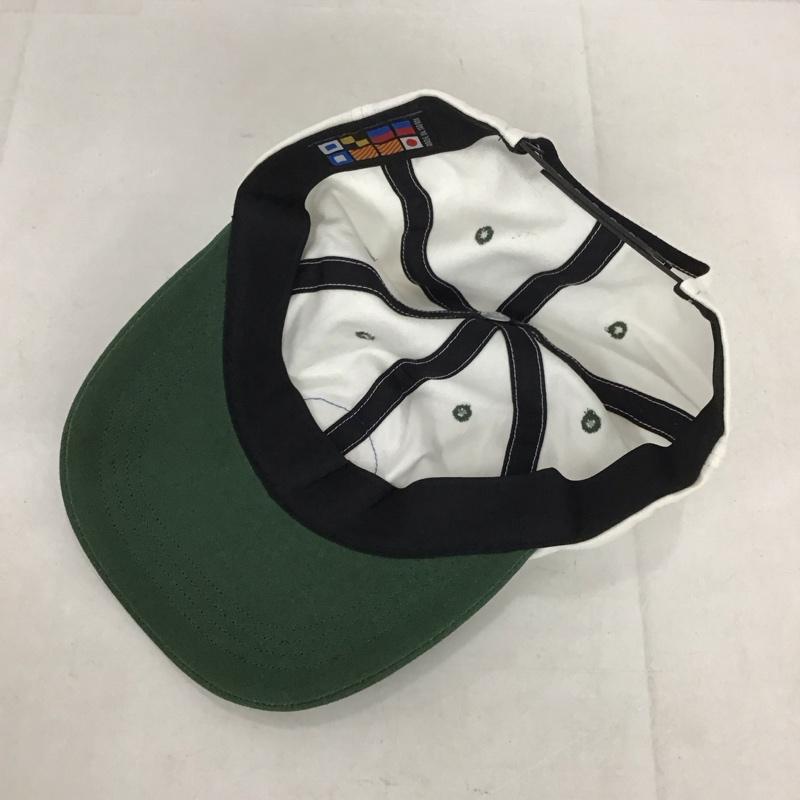 古着 USED 帽子 キャップ SLEEPYY ロゴ、文字 白 / ホワイト / X 緑 / グリーン /  メンズ USED 古着 中古 10132443