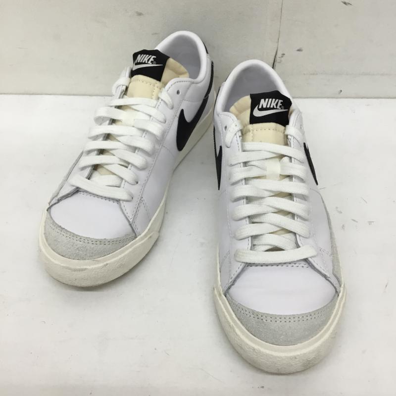 ナイキ NIKE スニーカー スニーカー 4769-102 BLAZER LOW  77 24.5cm ロゴ、文字 白 / ホワイト /  レディース USED 古着 中古 10141429