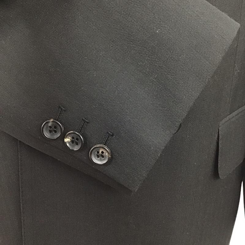 コムデギャルソンオムドゥ COMME des GARCONS HOMME DEUX セットアップ セットアップ セットアップ 長袖ジャケット スラックスパンツ 2点セット L ストライプ ダークグレー / ダークグレー /  メンズ USED 古着 中古 10145239
