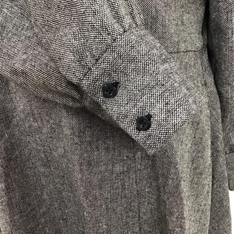 ケービーエフプラス KBF+ ワンピース ロングスカート Vネック 長袖 フレアスカート M 無地 黒 / ブラック / X 白 / ホワイト /  レディース USED 古着 中古 10120599