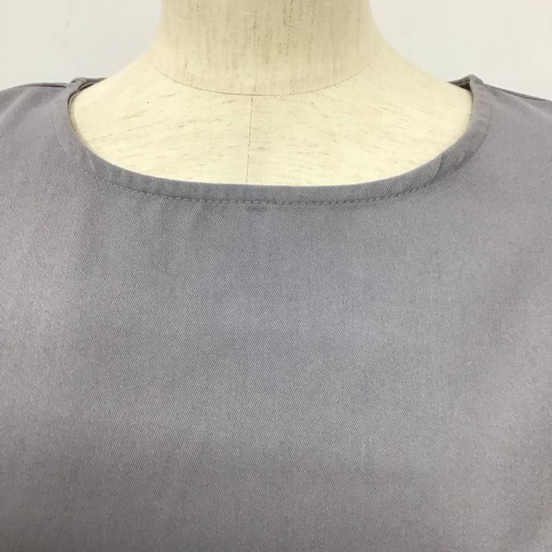 アビトーキョー ABITOKYO セットアップ セットアップ ノースリーブ タックパンツ ワイドパンツ M 無地 灰 / グレー /  レディース USED 古着 中古 10139425