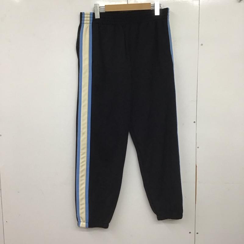ヌーン・グーンズ Noon Goons パンツ ワークパンツ、ペインターパンツ ワイドパンツ カジュアルパンツ ワークパンツ ジャージ L 無地 黒 / ブラック /  メンズ USED 古着 中古 10148063