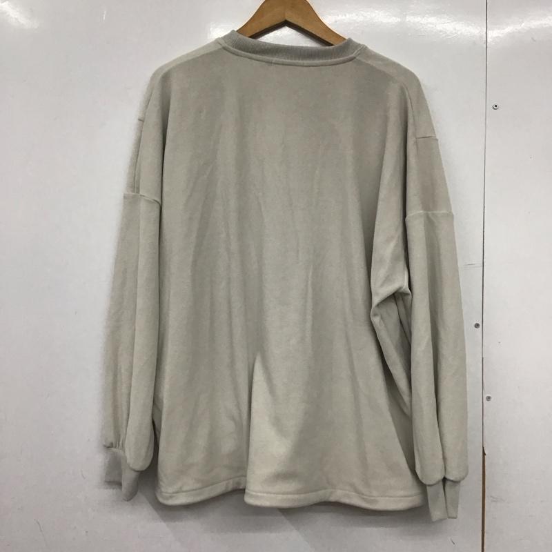 ニコアンド niko and... トレーナー 長袖 NKN32607AD L 無地 灰 / グレー /  レディース USED 古着 中古 10148628