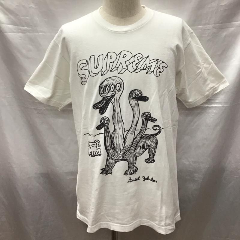 シュプリーム Supreme Tシャツ 半袖 15SS Daniel Johnston Duck Tee クルーネック L プリント 白 / ホワイト /  メンズ USED 古着 中古 10122615