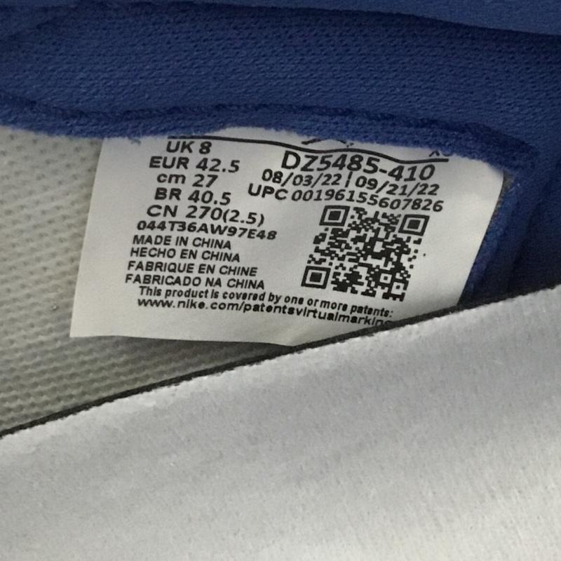 ナイキ NIKE スニーカー スニーカー DZ5485-410 AIR JORDAN 1 RETRO HIGH OG 27cm 箱有 27.0cm ロゴ、文字 白 / ホワイト / X 青 / ブルー / X 灰 / グレー /  メンズ USED 古着 中古 10123808
