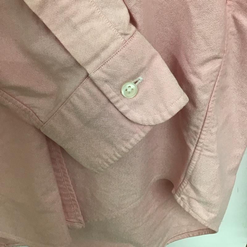 ポロラルフローレン POLO RALPH LAUREN シャツ、ブラウス 長袖 長袖シャツ ロゴシャツ カラーシャツ ボタンダウンシャツ 40 ロゴ、文字 赤 / レッド /  メンズ USED 古着 中古 10141027