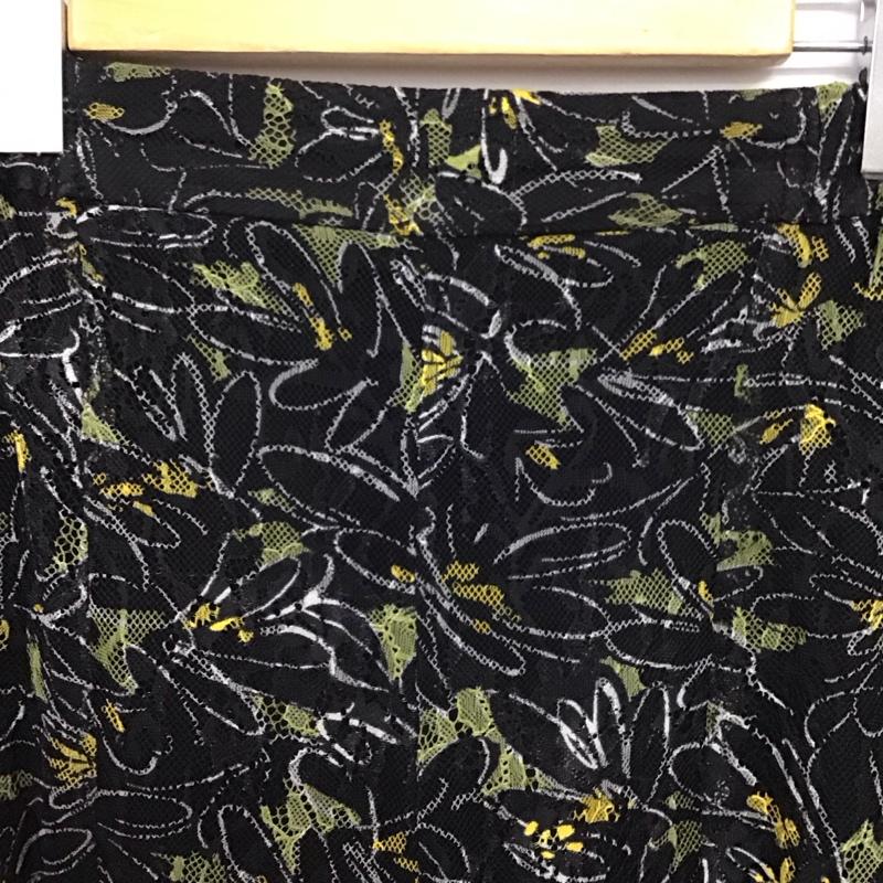 スライ SLY ボトムス ボトムス 030bsa31-2950 PASSIONATE LACE SLIT PT 2 総柄 黒 / ブラック /  レディース USED 古着 中古 10150466