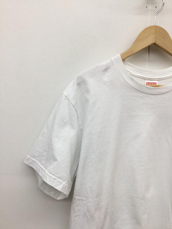 シュプリーム Supreme Tシャツ 半袖 Supreme Blowfish Tee L プリント 白 / ホワイト /  メンズ USED 古着 中古 10127171