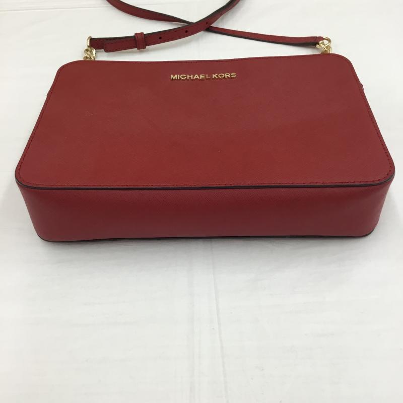 マイケルコース MICHAEL KORS ショルダーバッグ ショルダーバッグ ロゴ、文字 赤 / レッド /  レディース USED 古着 中古 10143558