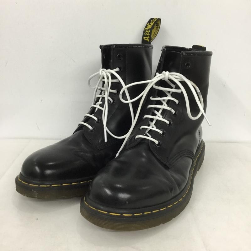ドクターマーチン Dr.Martens ブーツ 一般 8ホール UK10 無地 黒 / ブラック /  メンズ USED 古着 中古 10142089