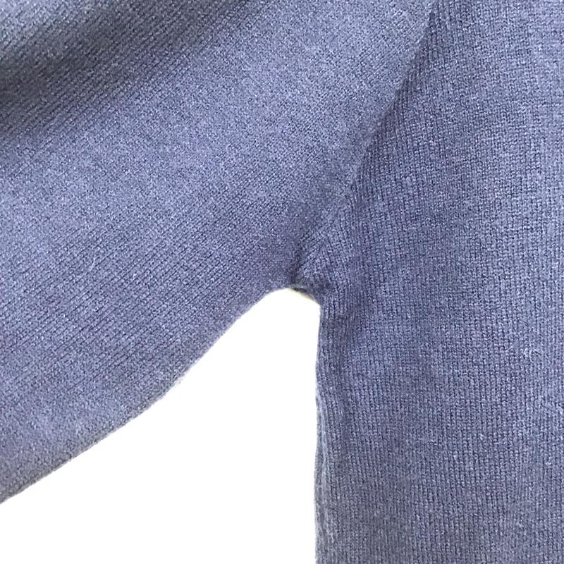 マリークヮント MARY QUANT カーディガン 長袖 FREE 無地 紺 / ネイビー / X 水色 / ライトブルー /  レディース USED 古着 中古 10151242