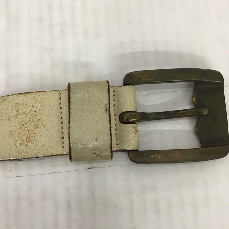 ディーゼル DIESEL ベルト・バックル ベルト レザー ロゴ、文字 白 / ホワイト /  メンズ USED 古着 中古 10115068