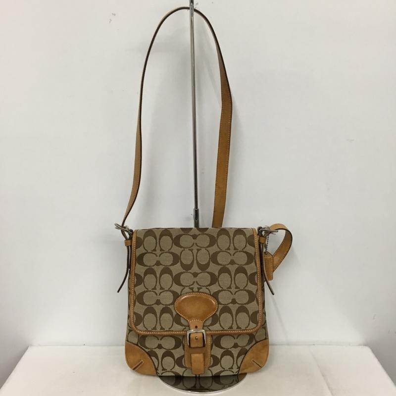 コーチ COACH ショルダーバッグ ショルダーバッグ 6079 シグネチャー 総柄 ベージュ / ベージュ /  レディース USED 古着 中古 10147449