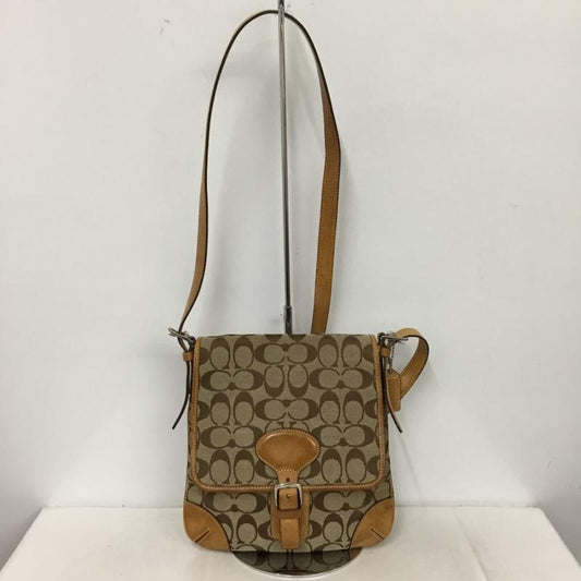 コーチ COACH ショルダーバッグ ショルダーバッグ 6079 シグネチャー 総柄 ベージュ / ベージュ /  レディース USED 古着 中古 10147449