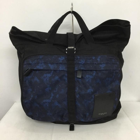 マイケルコース MICHAEL KORS リュックサック、デイパック リュックサック、デイバッグ 37T8LKPN2O KENT PACKABLE SHOPPER TOTE 折り畳み タグ付き カモフラージュ柄・迷彩 黒 / ブラック /  メンズ USED 古着 中古 10136704