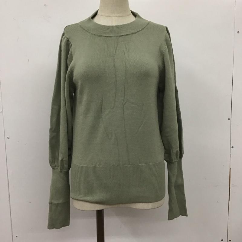 アルシーヴ archives ニット、セーター 長袖 長袖 M 無地 緑 / グリーン /  レディース USED 古着 中古 10108071