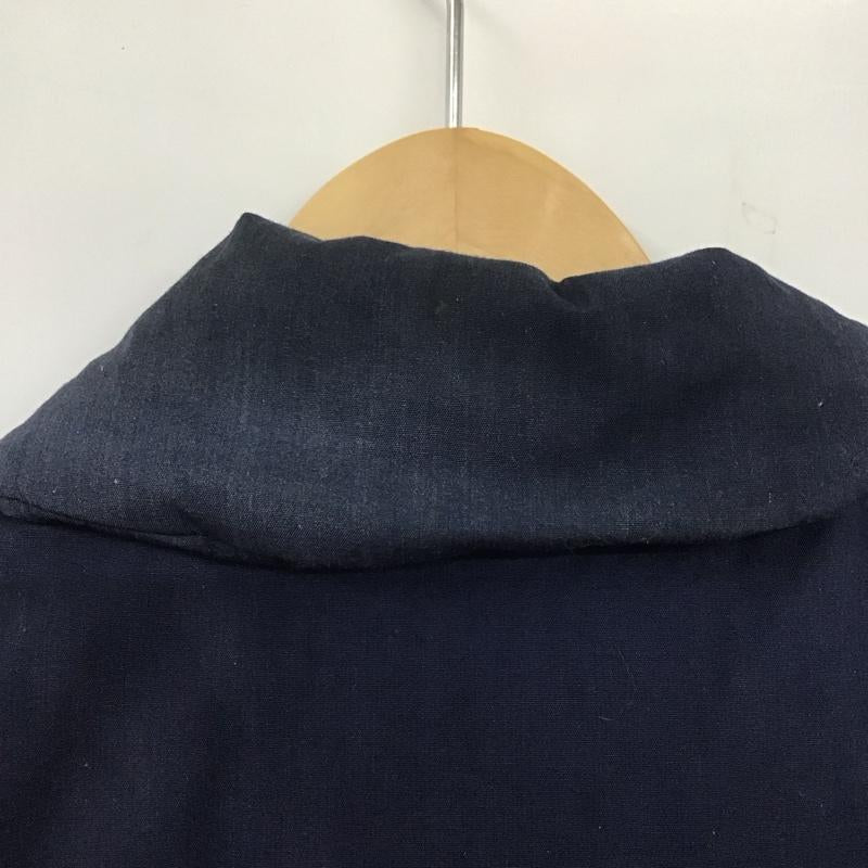 古着 USED ベスト ベスト ダウンベスト ノースリーブ 前ボタンベスト 古着 80s M 無地 インディゴ / インディゴ /  メンズ USED 古着 中古 10139311
