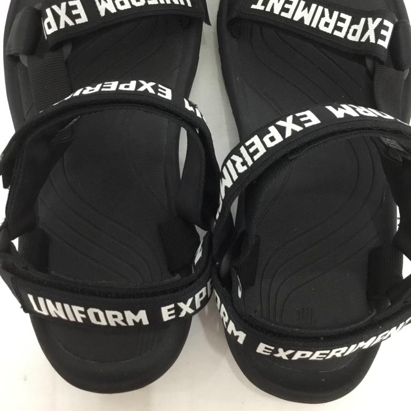 テバ Teva サンダル サンダル 1016721 uniform experiment スポーツサンダル スポサン 28cm 28.0cm ロゴ、文字 黒 / ブラック /  メンズ USED 古着 中古 10133539